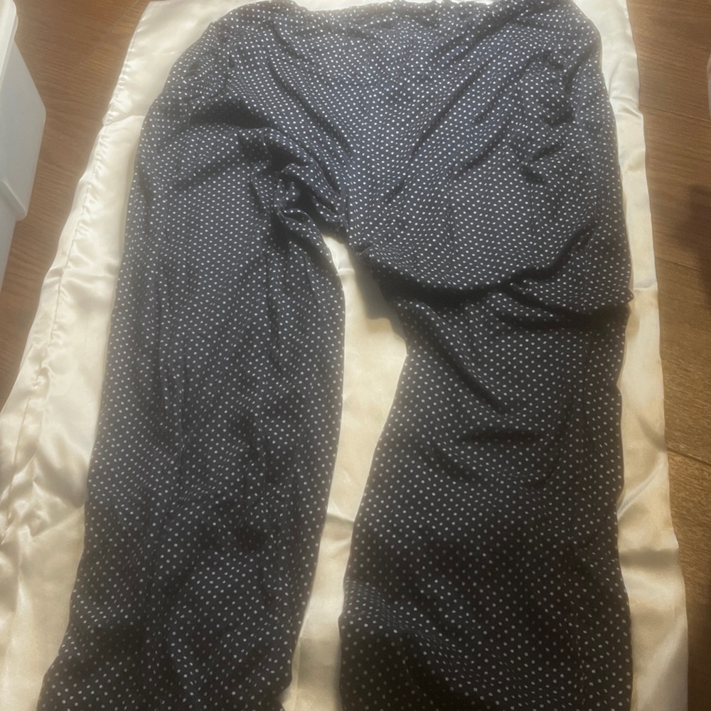Navy blue with white Polka Dot pyjama Pants